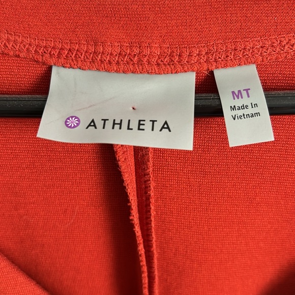 Athleta Celebration A-Line pointe, long sleeve, knit women’s dress, Size MT - Picture 2 of 7